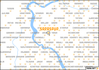 map of Saraspur