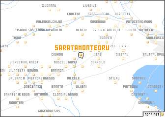 map of Sărata-Monteoru