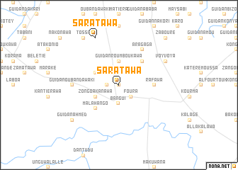 map of Saratawa