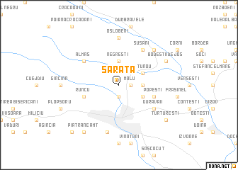 map of Sărata