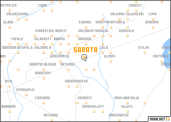 map of Sărata