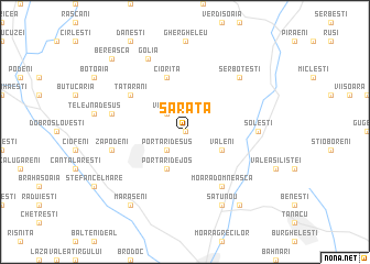 map of Sărata