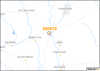 map of Sarata
