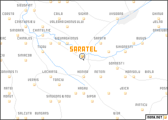 map of Sărăţel