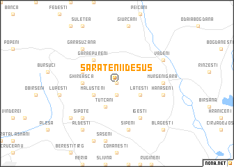 map of Sărăţenii de Sus