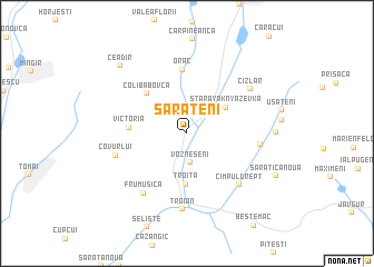 map of Sărăteni