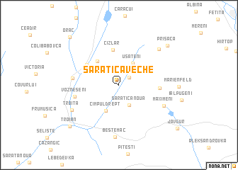 map of Sărăţica Veche