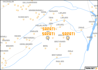 map of Sarāti