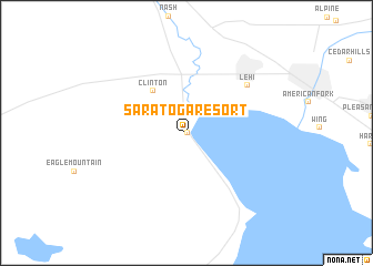 map of Saratoga Resort