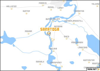 map of Saratoga