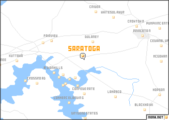 map of Saratoga