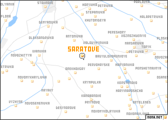 map of (( Saratove ))