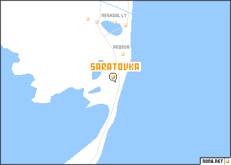 map of Saratovka