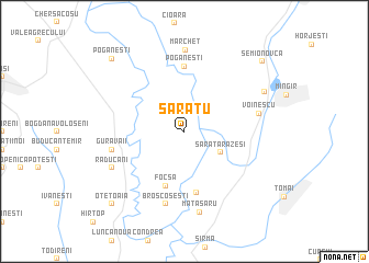 map of Săratu