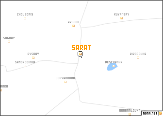 map of Sarat