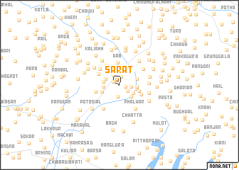 map of Sarāt