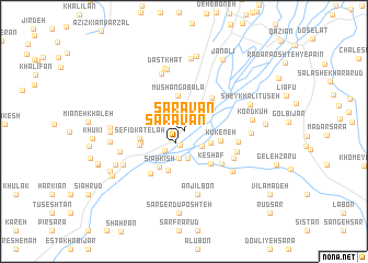 map of Sarāvān