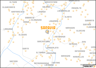 map of Saravia