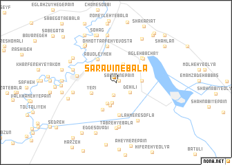 map of Sarāvīn-e Bālā
