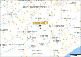 map of Sarawāla