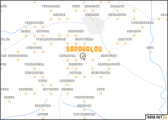 map of Sarawalou