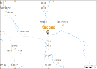 map of Sarawa