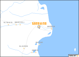 map of Sarawina