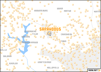 map of Sarawoods