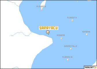 map of Sarayacu