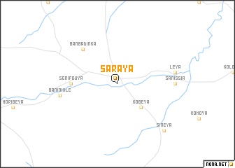 map of Saraya