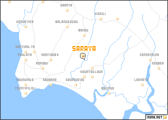 map of Saraya