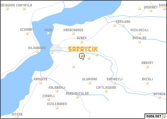 map of Saraycık