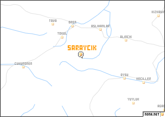 map of Saraycık