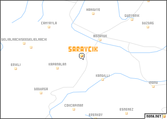 map of Saraycık