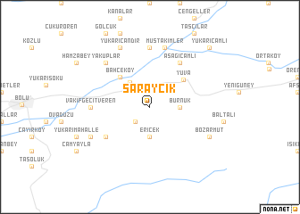 map of Saraycık