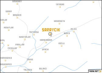 map of Saraycık