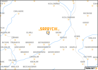 map of Saraycık