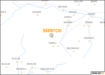 map of Saraycık