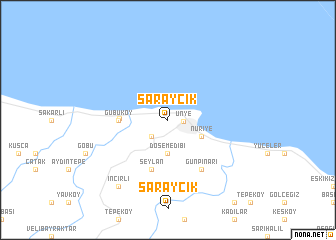 map of Saraycık