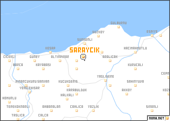 map of Saraycık