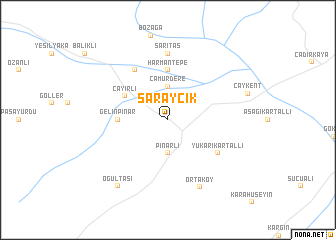 map of Saraycık