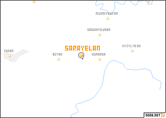 map of Sara-Yelan\