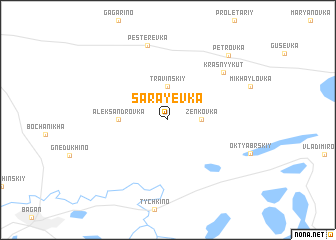 map of Sarayevka