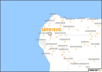 map of Sarayevo