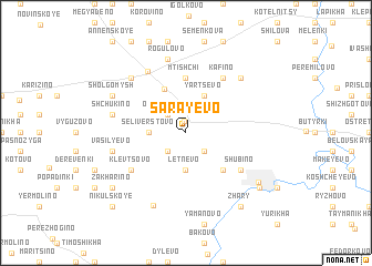map of Sarayevo