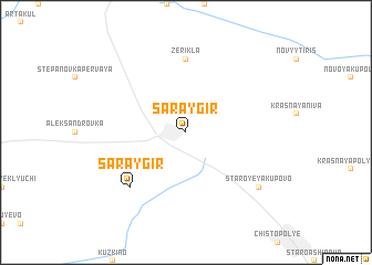 map of Saray-Gir