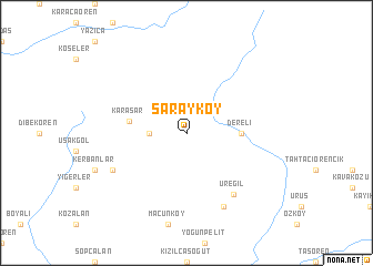 map of Sarayköy