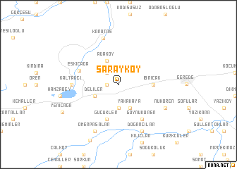 map of Sarayköy