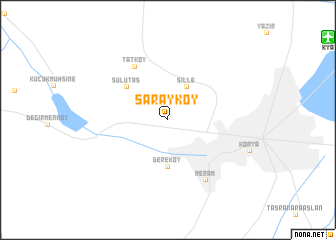 map of Sarayköy