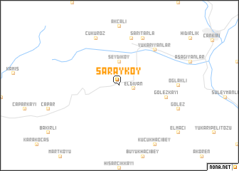 map of Sarayköy